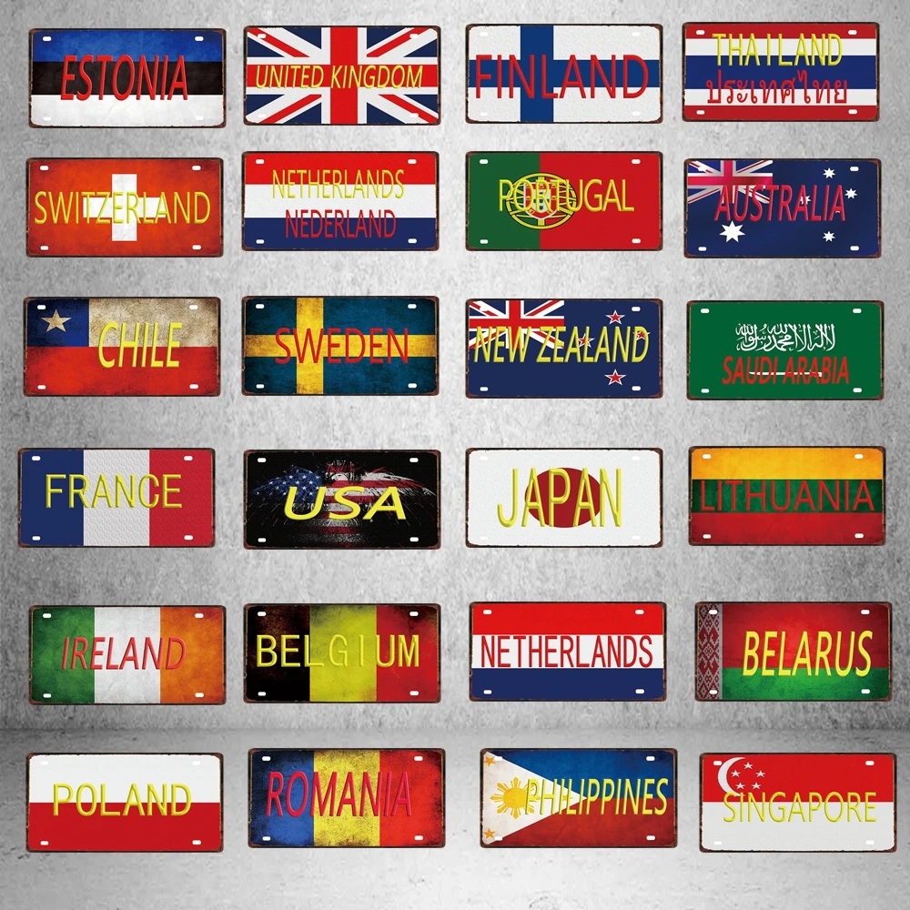 

WiFi No Smoking License Plate Number Plaque Tin Sign Wall Pub Shop Home Garage Art Decor Car Metal Poster 30X15CM DC-0245A