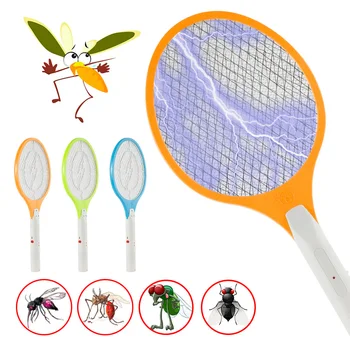 

3-Layer Electric Mosquito Killer Racket Net Handheld Insect Fly Bug Wasp Anti Mosquito Zapper Trap Electric Tennis Bat Racket