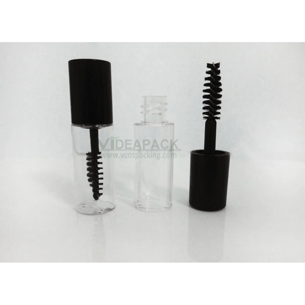 1000 Pcs/lot Plastic Petg Clear Small Mascara Bottle /tube 3ml Sample