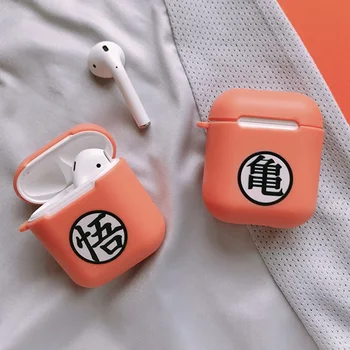 

Luxury Popular Anime Dragon Ball Wukong silicone Soft Headphone Earphone Case For Apple Airpods 1 2 Wireless Accessories Cover