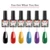 Arte Clavo 8 мл Гель-Лак No Wipe Top Coat UV LED Гель-Лак Полупостоянный Vernis Soak Off Nail Art UV Gel Лак Для Ногтей