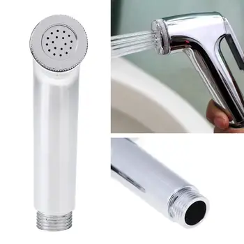 

1 Pc New Abs Plating Shower Booster Toilet Nozzle Flusher DIY Installation Power Booster Shower Gun Home Improvement Supplies