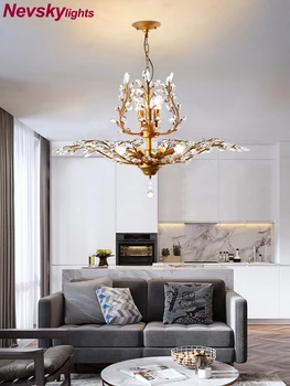 

Modern lustre crystal chandelier lighting living room led ceiling chandeliers light crystal pendant lamps ceiling lamps bedroom