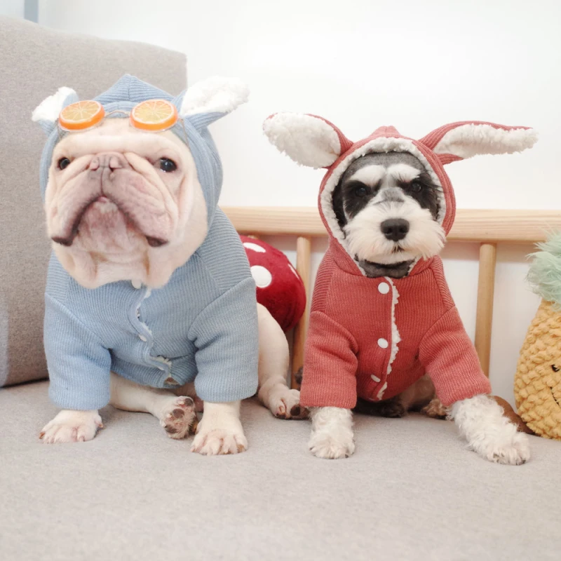 

French Bulldog Clothes Winter Pug Clothing Dropship Dog Clothes Poodle Bichon Pomeranian Corgi Pet Outfit Warm Dog Apparel XXL