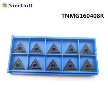

Nicecutt 10pcs TNMG160408R Carbide Inserts External Turning Tool TNMG160408 Blade CNC Lathe Cutter Tools Freeshipping