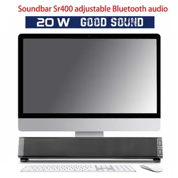 

Home TV Bluetooth Sound Bar Speaker Remote Control Subwoofer System Stage Super Bass Music Playing Stereo Audio TF Card Support