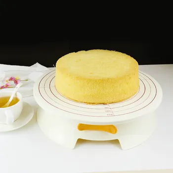 

Snap Buckle Fixable Cake Turntable Stand Light Stable Cake Turntable DIY Turntable Baking Cake Tool WJ111633