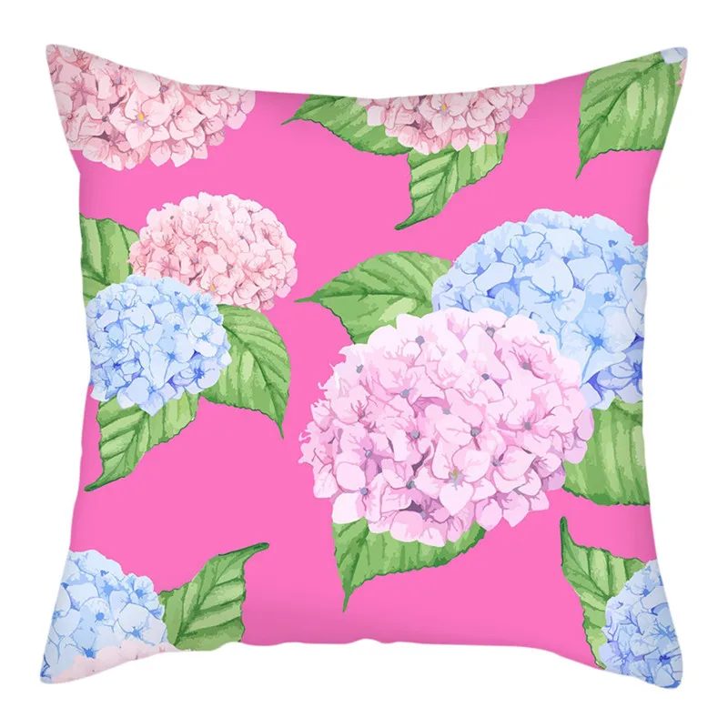 Fuwatacchi Flowers Leaves Picture Cushion Cover New Year Decor Pillow Covers for Home Sofa Decorative Throw Pillowcases 45*45cm - Цвет: PC13680