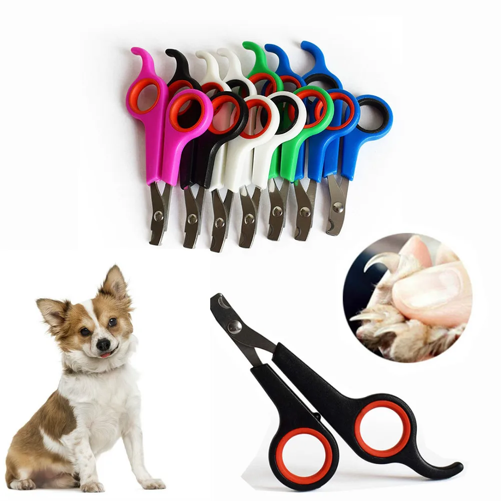 Tijeras de cuidado de uñas para mascotas, cortauñas para perro, gato, pájaro, juguetes, conejo y Hurón, animales pequeños, elementos para el cuidado de mascotas