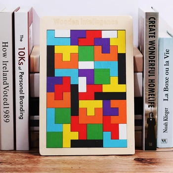 

3D Wooden Puzzles Jigsaw Board Toys Tangram Brain Teaser Children Puzzle Toys Game Educational Baby Toys Wood Gifts