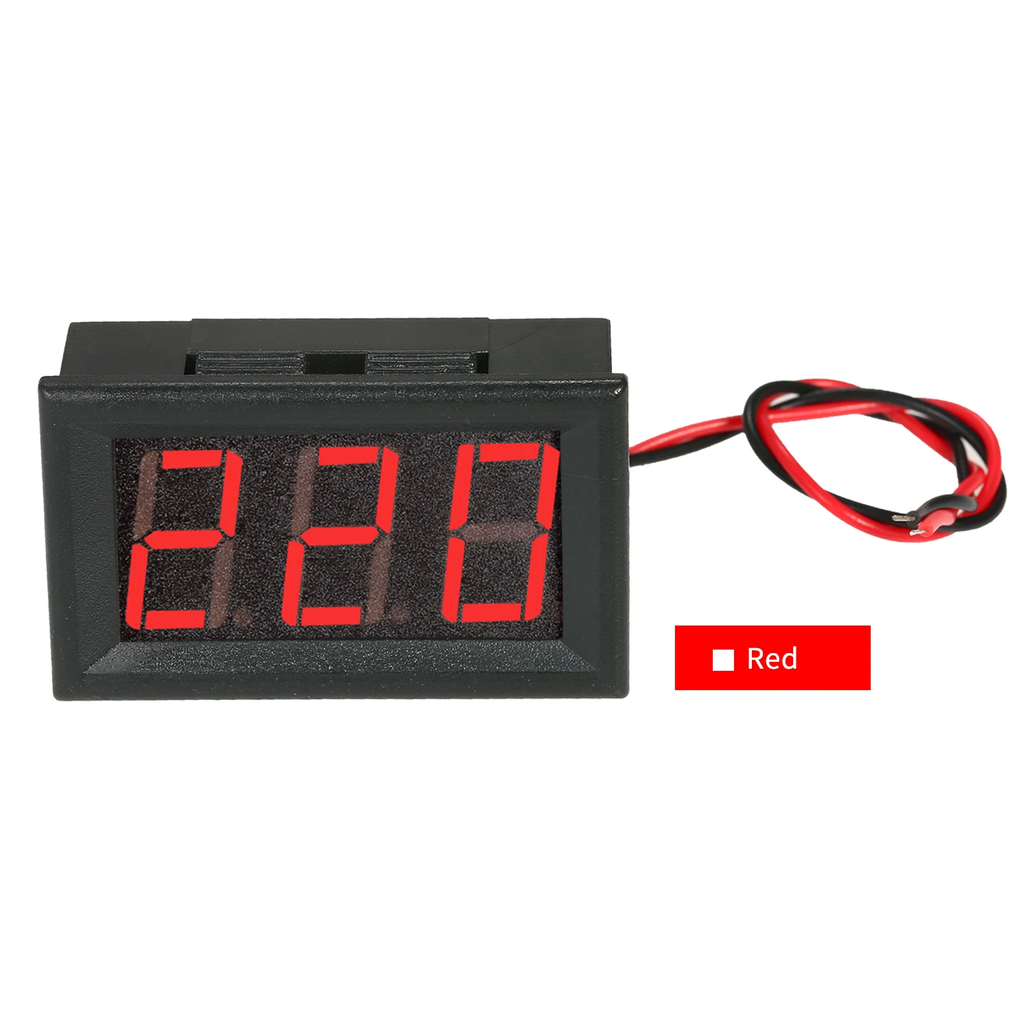 Два провода тестер напряжения DC4.5V-120V Volatemeter вольт метр панель с триммером потенциометра обратного подключения защиты