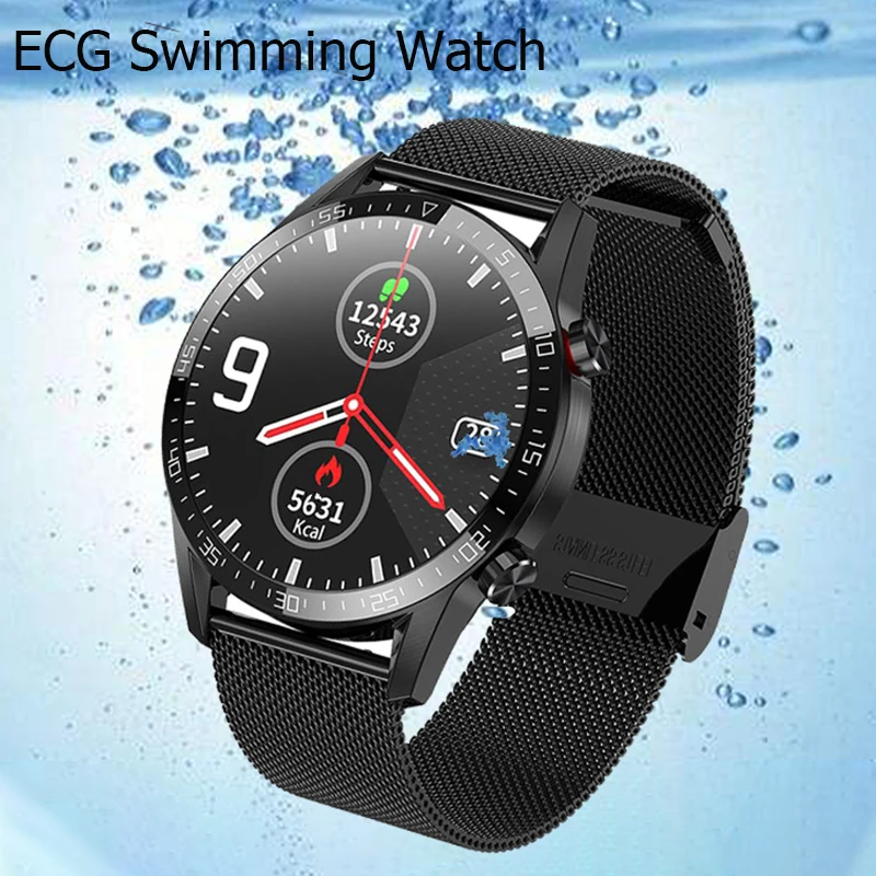 Смарт часы Bluetooth Вызов спортивные 50 м водонепроницаемый EGC монитор сердечного