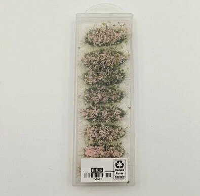Pink DIY Миниатюрная модель сценарный материал для поезда песок стол растительность длинных цветочных кластеров - Цвет: Pink