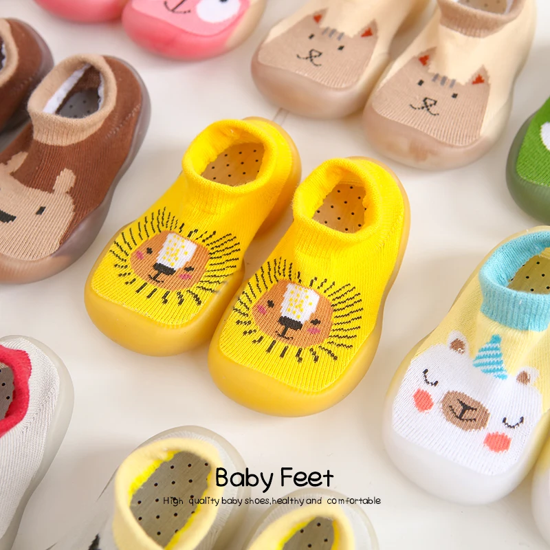 baby socks shoes Boy Girl Fashion Toddler Shoes Anti-Slip Soft Rubber shoes animal style