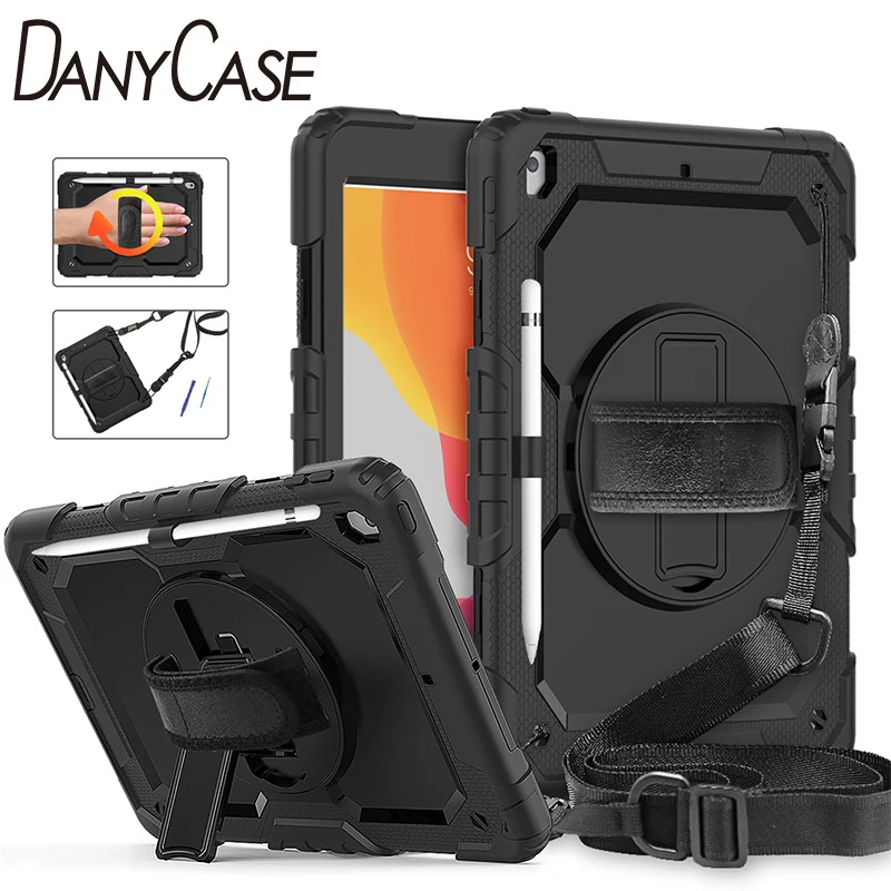 

Heavy Duty iPad Case For iPad 7th Generation Cover For 2018 iPad 9.7 6th Air 2 10.5 Air 3 2018 Pro 11 Mini 4 Mini 5 Smart Cover