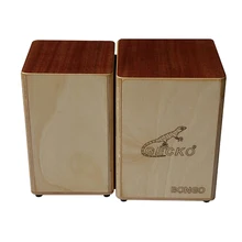 Портативный дорожный барабан Cajon, ручной барабан, ударные инструменты для детей, обучающие игры, подарок на Рождество, день рождения-красное дерево