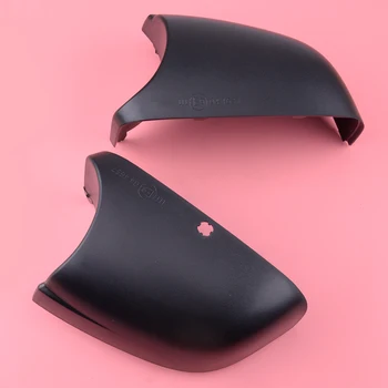 

1 Pair Car Front Lower Wing Mirror Cover Casing Black Fit for Vauxhall Vivaro Renault Trafic Van 2015 2016 2017 2018