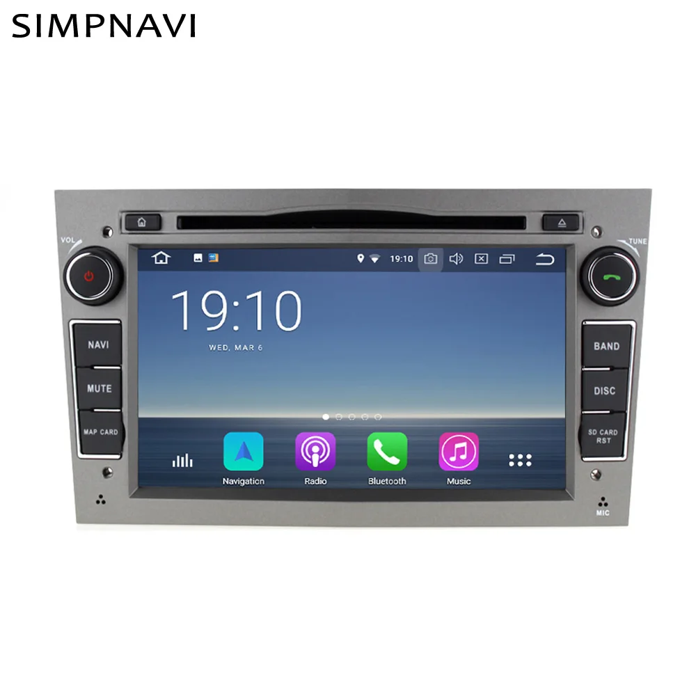 Автомагнитола на Android DVD GPS-навигатор для Vauxhall OPEL Astra Antara Vectra Corsa Zafira встроенный Carplay