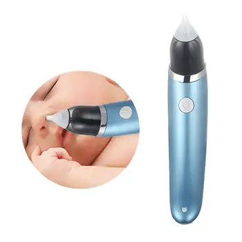 

1pc Baby Nose Cleaner Hygienic Nasal Aspirator For Newborn Toddler Baby (Blue)