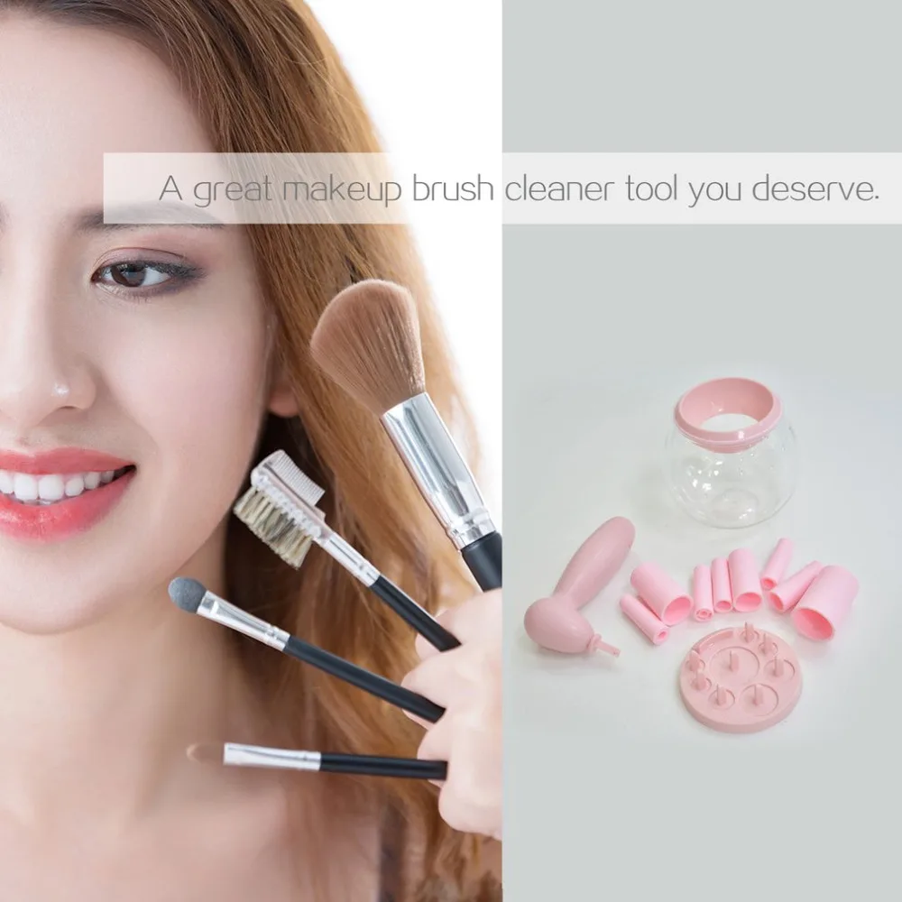 

2018 NEW Electric Makeup Brush Cleaner Brushes Washing Tool Universal Dryer Set For Make Up Brush Cosmetic Auto Clean Machine