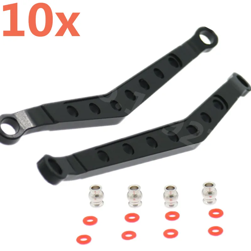 

10x CNC RC части автомобилей AX80083 AX30792 передняя/задняя верхняя/нижняя части шасси набор для 1/10 осевых Рейфов AX90018 AX90020 AX90031