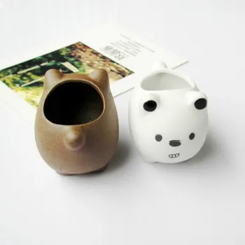 

Flower Pot Creative Cute Cartoon Bear Thumb Basin Meaty Ceramic Flower Pot Plant Pot Succulent Pot Home Planter Pot
