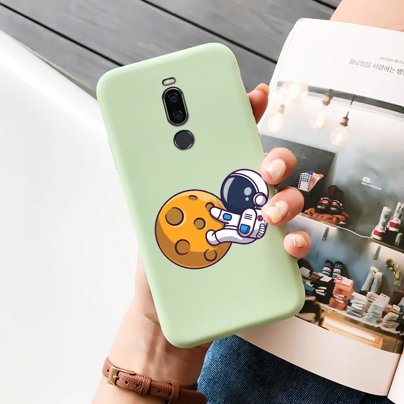 Cases For Meizu Astronaut TPU Soft Shell For Meizu X8 Case Personality Tide Shell For MEIZU X8 Case Silicone Edging Matte Phone For MEIZU meizu phone case with stones Cases For Meizu