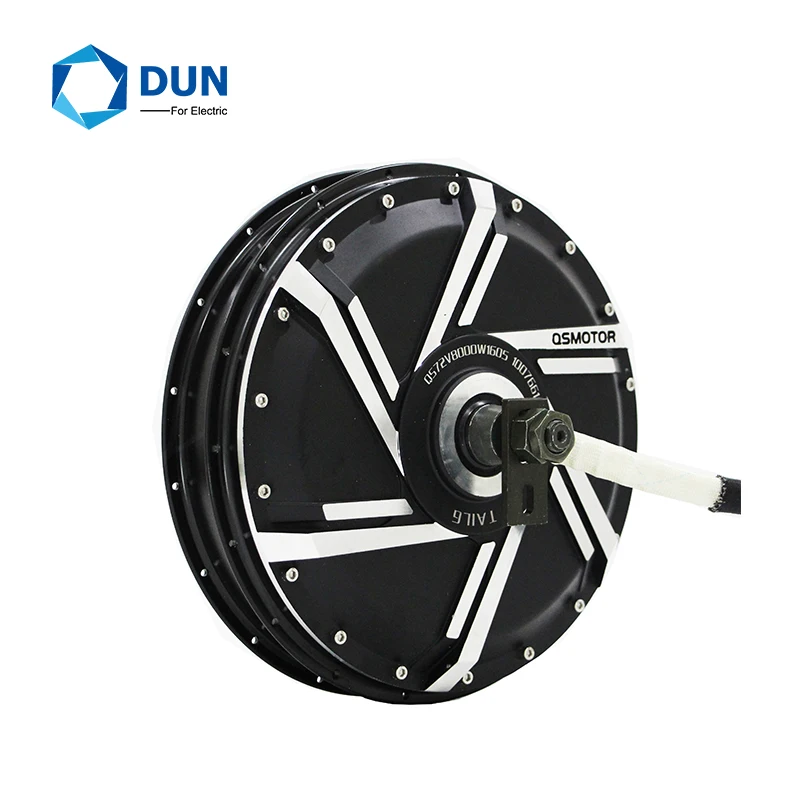 QS 4000W 273 40H V3 72v 80kph BLDC Electric Spoke Motor For E-Motorcycle