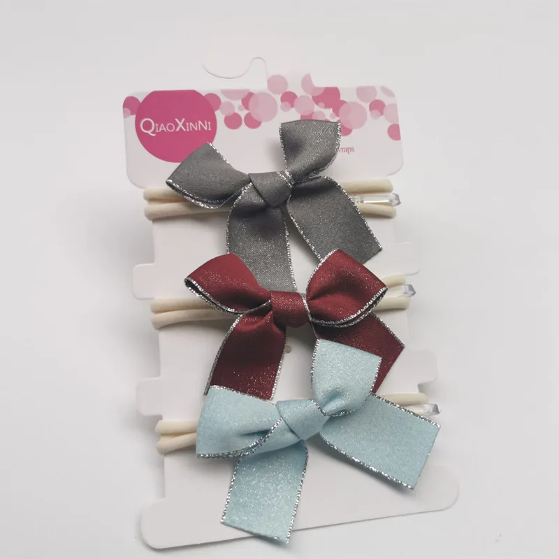 

3 Pcs/Set Baby Infant Girls Headband Delicacy Hand-sewn Flowers Bow Head Band Kids Toddlers Headwear Hair Band Hair Accessories