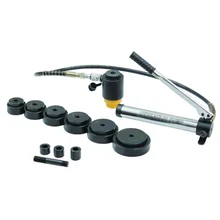 

15Ton Hydraulic Knockout Punchers Ram And Hand Pump kits HHK-15 With All Size Punch Dies