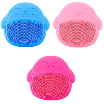

Face Cleaning Mini Electric Massage Brush Washing Machine Waterproof Silicone Cleansing Tools