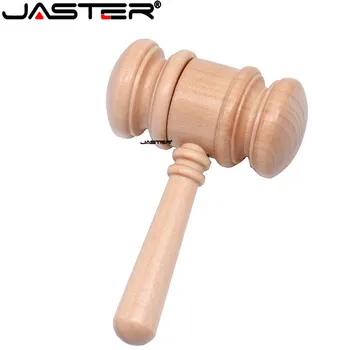 

JASTER creativo di legno di acero Giudice martello modello usb2.0 64GB Flash Drive 4GB8GB 16GB 32GB pendrive del Usb del bastone