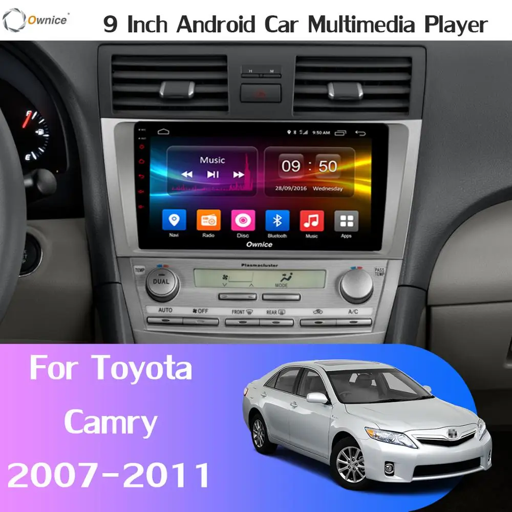 360 ° 4 × камера Android 9,0 8Core 4G+ 64G Автомобильный DVD Мультимедиа gps для Toyota Camry 2007-2011 2013 головное устройство стерео SPDIF DSP CarPlay