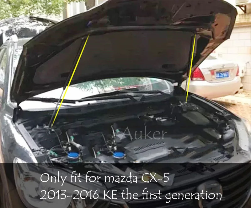  For Mazda CX-5 CX5 KE 1th 2013 2014 2015 2016 Bonnet Hood Supporting Rod Strut Bars Lift Spring Sho