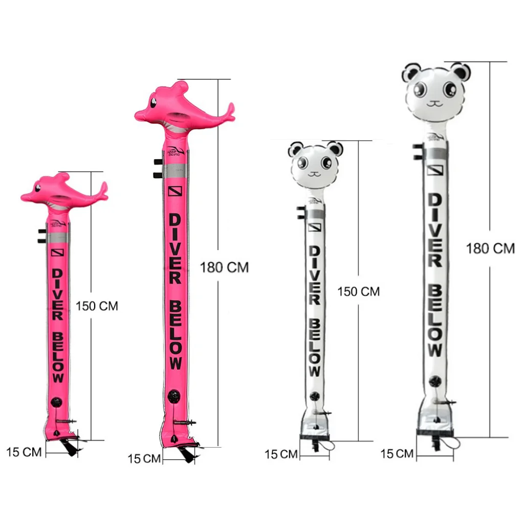 Surface Marker Buoy SMB & Finger Reel & Bag Scuba Diving SMB Storage Bag Cover Protector Equipment for Scuba Diving Snorkeling