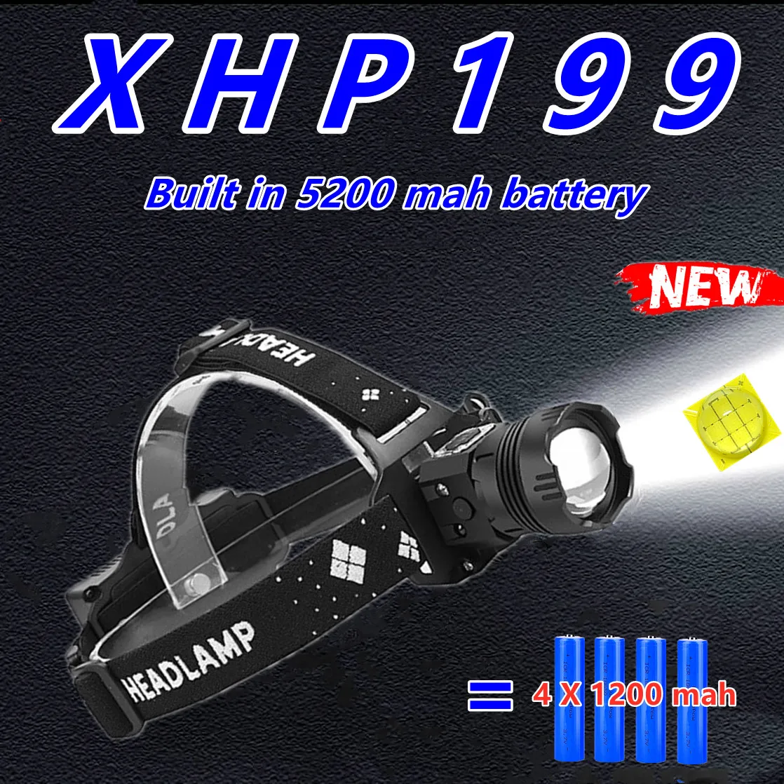 Налобный фонарь светодиодный с аккумулятором 18650 и зарядкой от Usb | Лампы