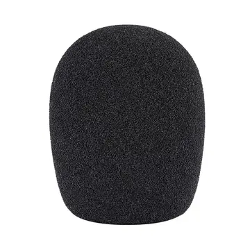 

Neewer Black Ball Type Foam Windscreen Pop Filter for Condenser Microphone,1.8″ x 1.8″ x 2.75″/ 4.5cm x 4.5cm x 7cm