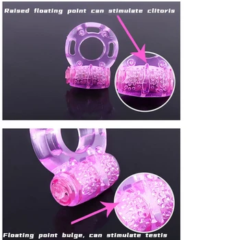 Male ring Electronic vibrating ring Adult sex toys Ring vibration Crystal butterfly vibrating ring Cock ring penis ring 2