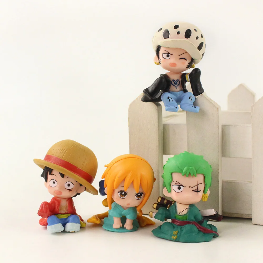 BANDAI One Piece Naruto Pequeno Mini Edifício Montado Anime Figura Modelo  Educacional Pensamento Exercício Presente Brinquedo das Pessoas - AliExpress