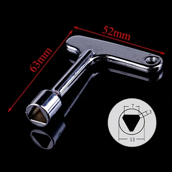 

1Pcs Triangle Key Lock Elevator Door Key Multifunction Electric Cabinet keys Universal Key