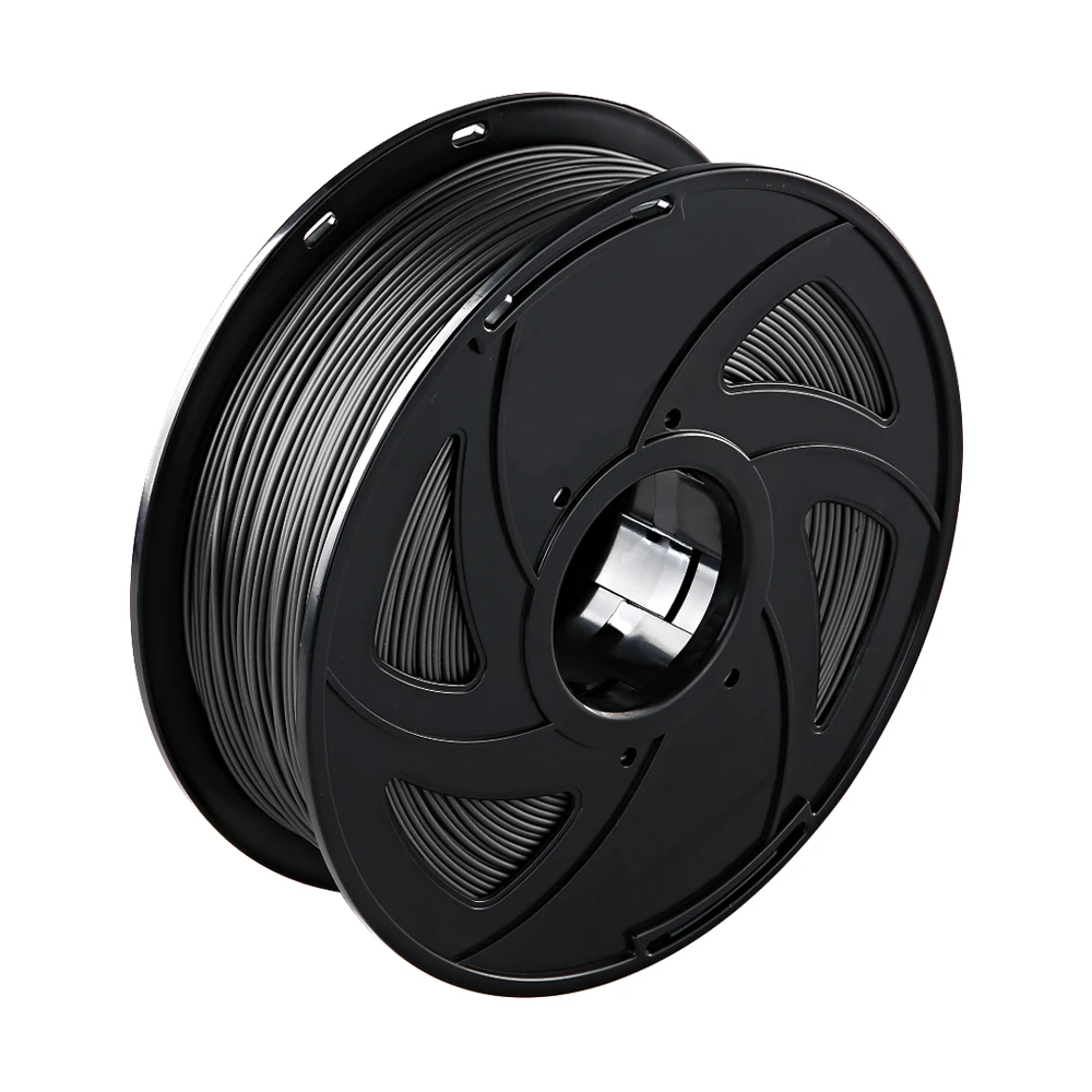Silver Grey XVICO 3d принтер PLA Филамент 1,75 мм 1 кг/2.2lb катушка MakerBot части белый золотой серебряный черный оранжевый зеленый - Цвет: Silver Grey