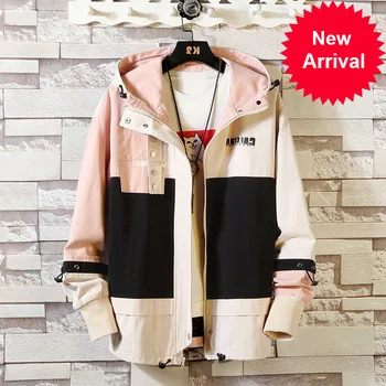 

England Style Casual New 2020 Spring Autumn Jacket Men Clothes Plus Asian Size M-5XL With Hoodies