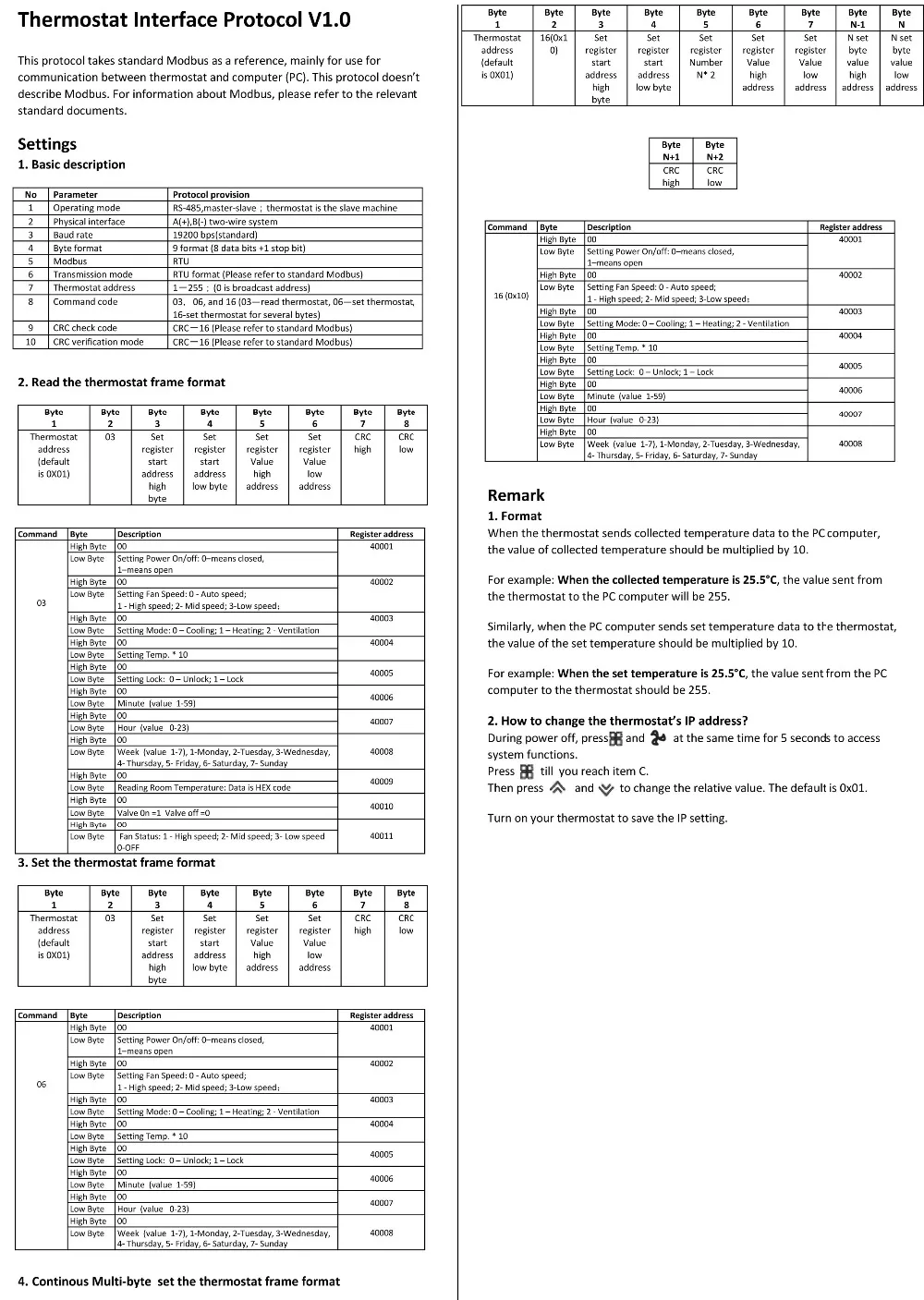 do aquecimento, comunicação de rs485 modbus rtu, 95-240vac, 24vac opcional