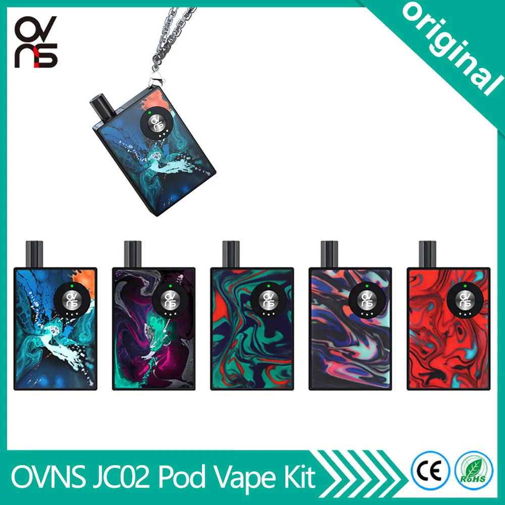 Оригинальный ОВНС JC02 Pod Системы Vape комплект предварительного нагрева 650 мА/ч