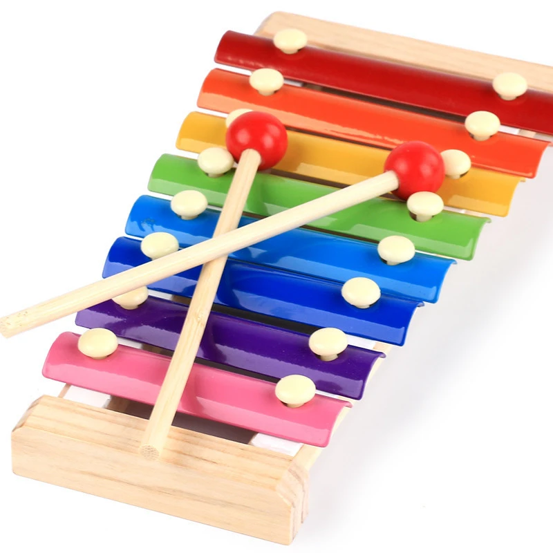 

Baby Kid Musical Instrument Toy Wooden Octave Knocking Xylophone Educational Preschool Musical Instrument Develop Babys Talent