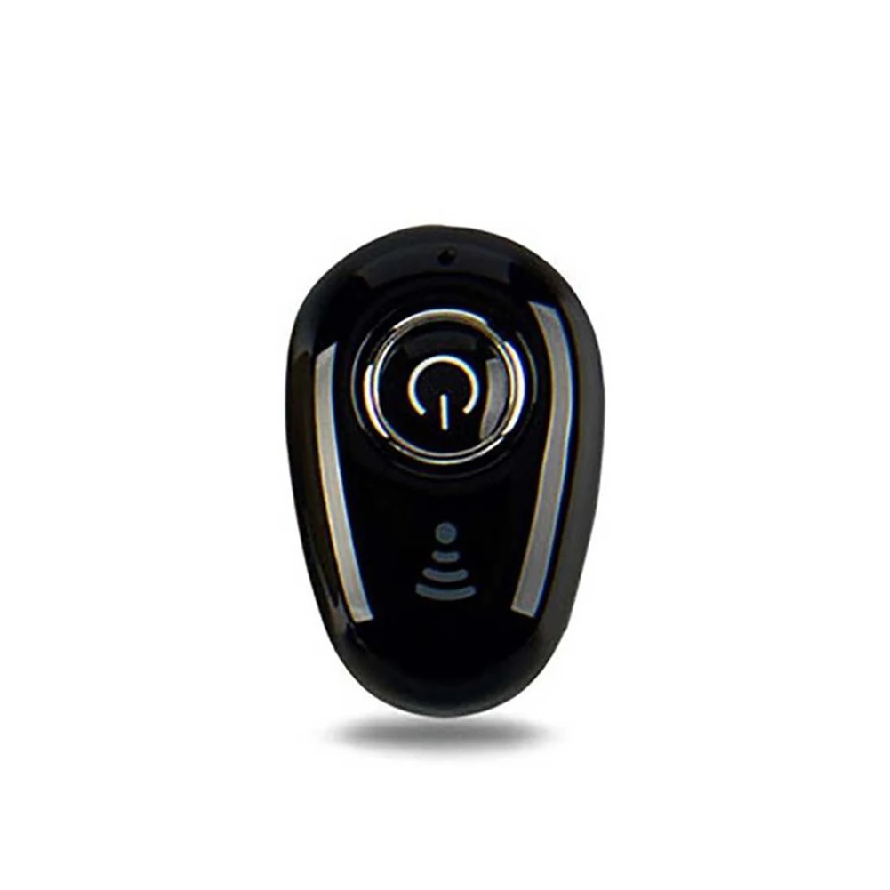 Головные телефоны S650 портативные мини Беспроводные стерео Bluetooth наушники 4,1 наушники-вкладыши спортивные наушники - Цвет: Черный
