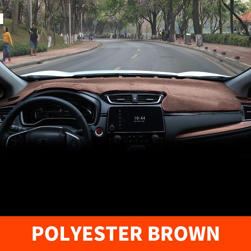 Plush brown Для Honda CRV CR-V- лампа приборной панели Подушка для прокладки отражающий мат в управлении анти-грязный коврик Украшение a - Название цвета: Plush brown