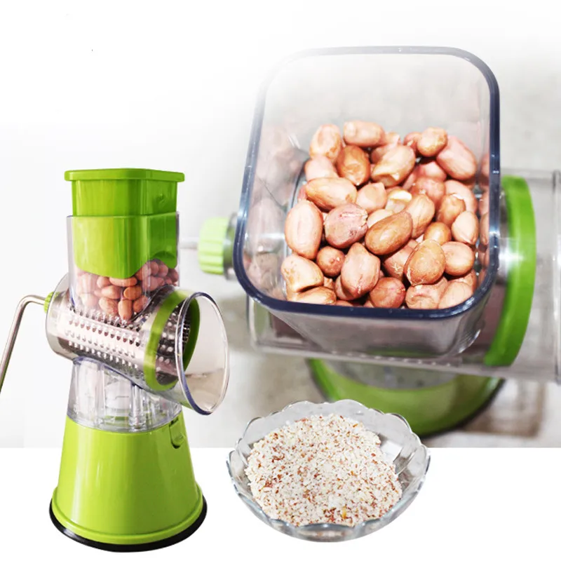 Multi‑Functional Hand Crank Vegetable Cutter Grater Food