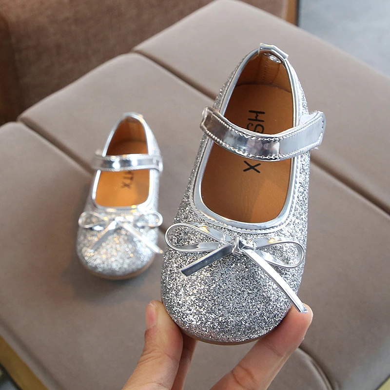 baby girl silver dress shoes