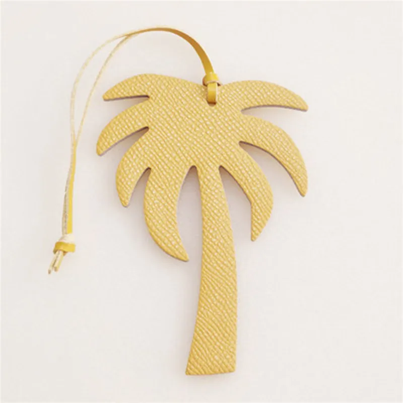 TOPHIGH Latest Design Genuine Leather Palm Tree Maple Leaf